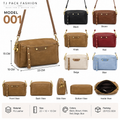 Model 001 – Compact Multi-Pocket Crossbody Bag