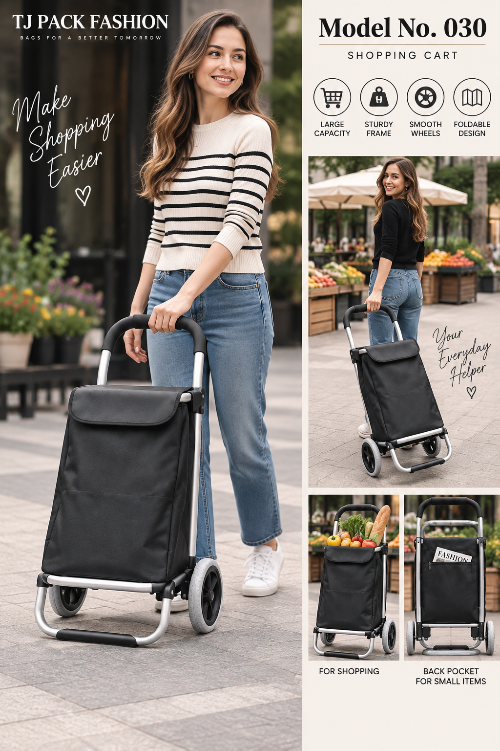 Model No. 030 – Textured Bow-Accent Barrel Handbag