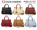 Model No. 014 – Textured Structured Top-Handle Handbag