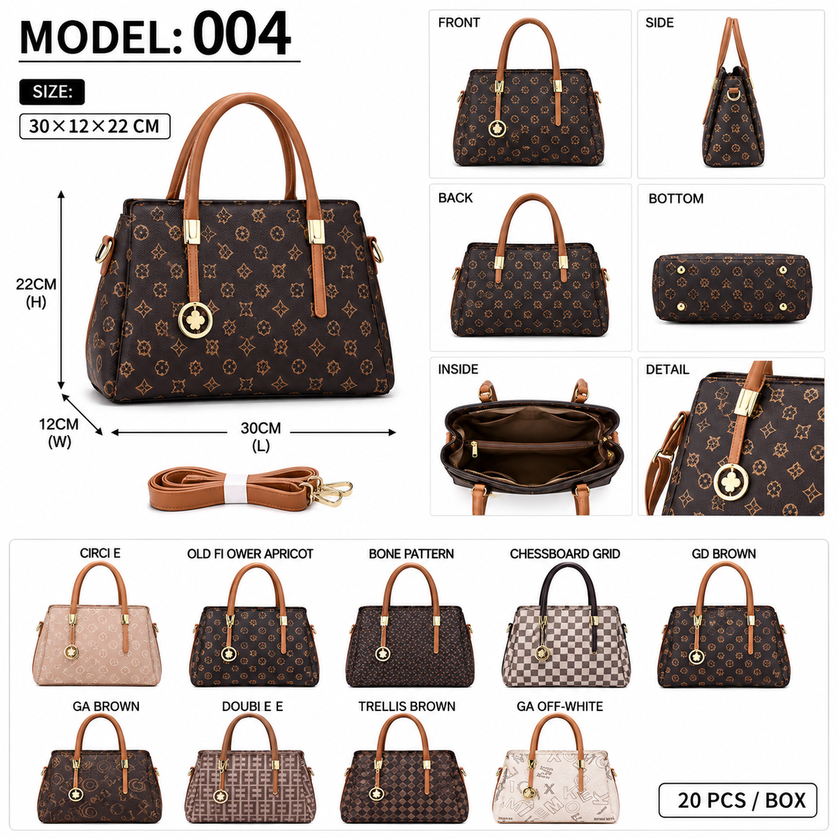 Model No. 004 – Women’s Fashion Handbag