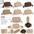 MODEL:809 – Fashion Double Zip Crossbody Bag
