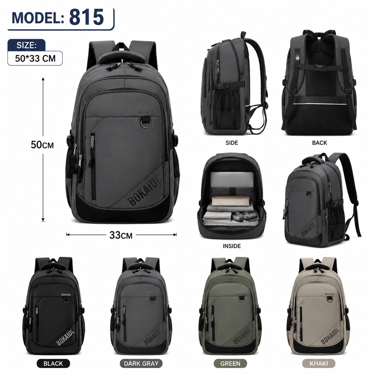 MODEL:815 – Multi-Function Backpack