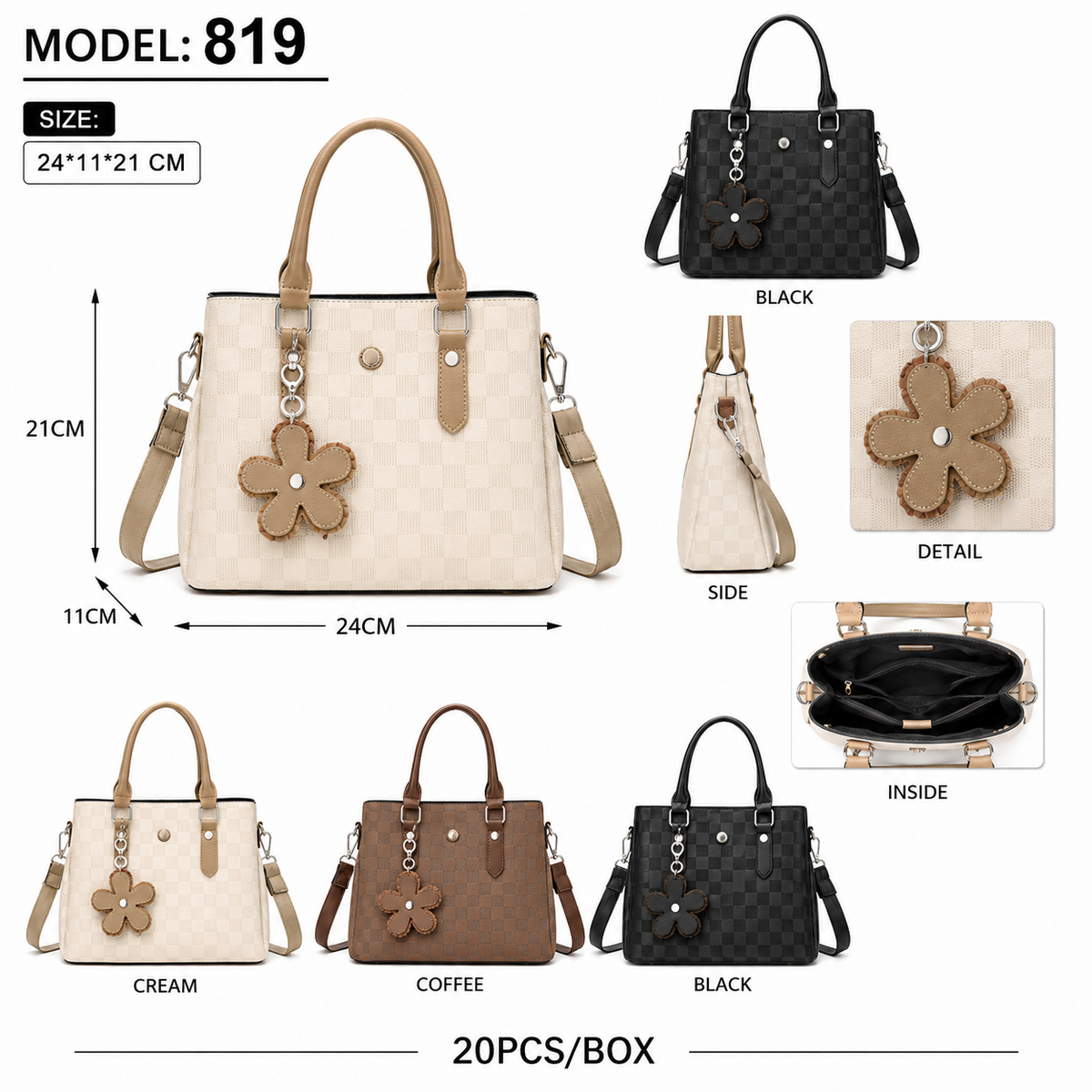 MODEL:819 – Fashion Tote Handbag