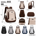 Model No. 855 – Premium Multi-Pocket Backpack