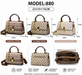 Model No. 880 Women Fashion Top Handle Crossbody Bag