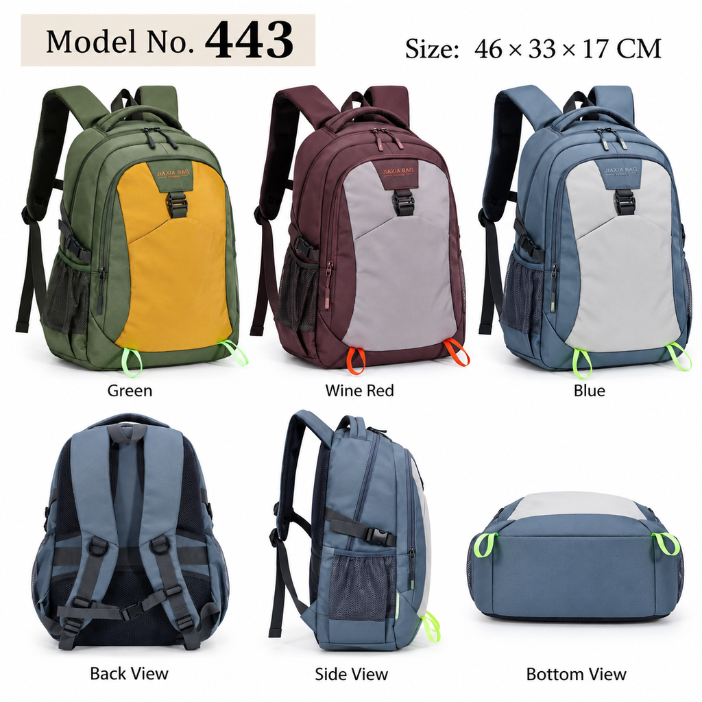 Model 443 – Multi-Compartment Travel & Laptop Backpack
