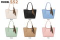 Model 552 – Classic Leopard Scarf Tote Bag